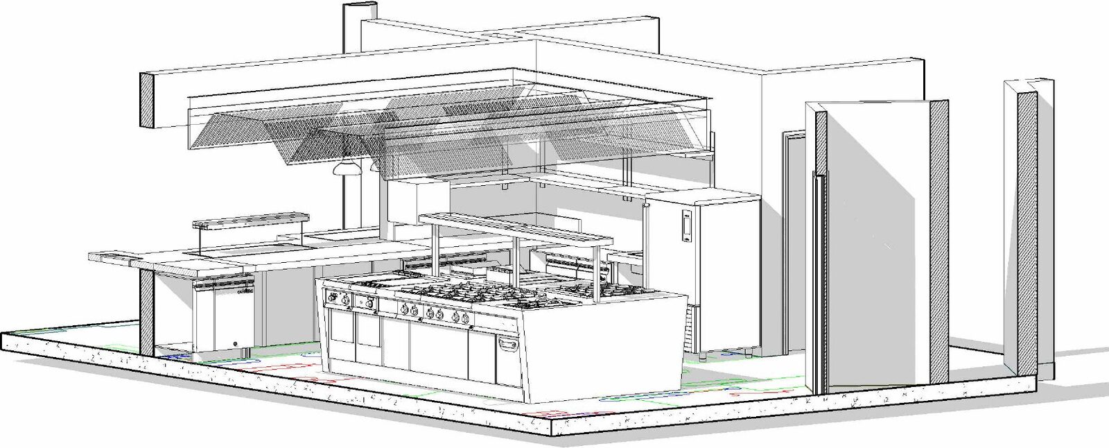 Seselwa main kitchen 3D view